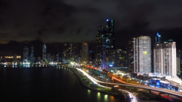 Panama City, Roof top view